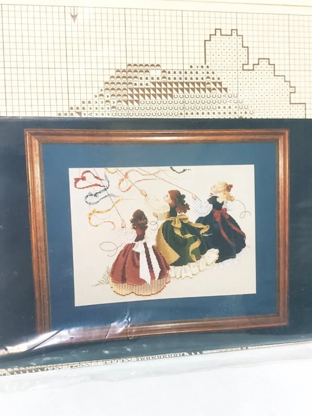 Catch the Wind Counted Cross Stitch Pattern Butternut Road 1991 Children BR4